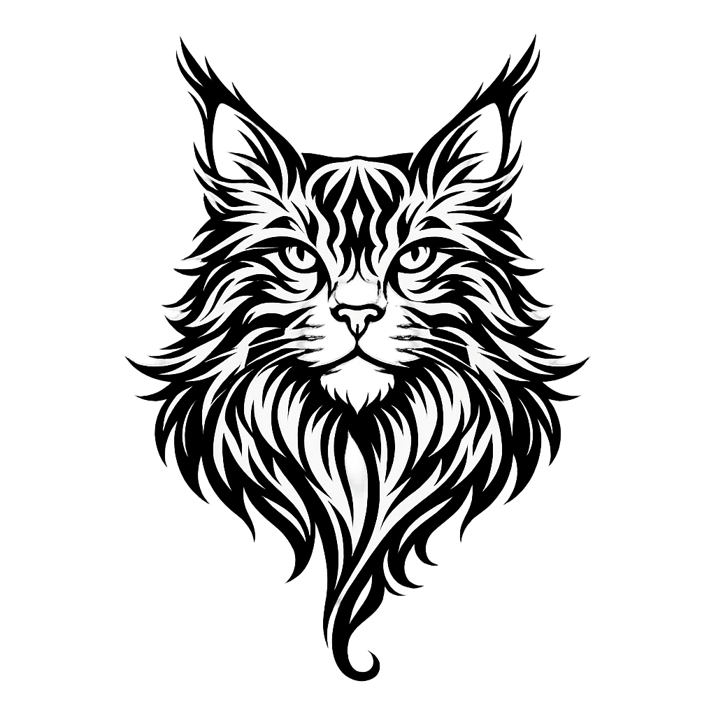 Decorative cat icon